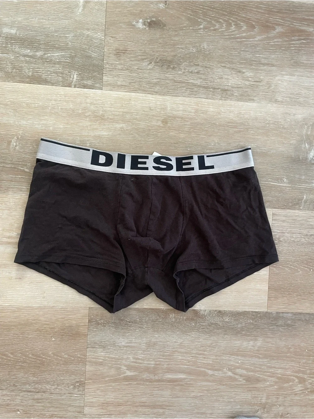 Diesel Black trunks with white Waistband (M)